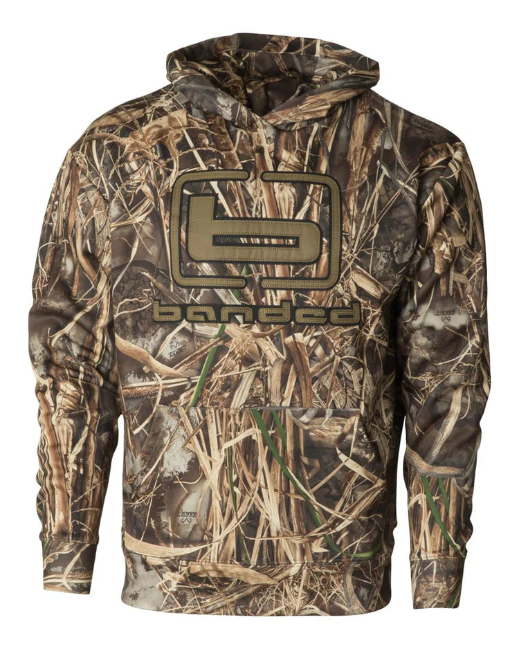 Banded Camo Logo Hoodie