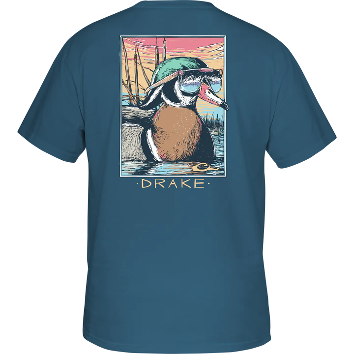 Drake Youth Pop Art Wood Duck Sunglasses Shirt