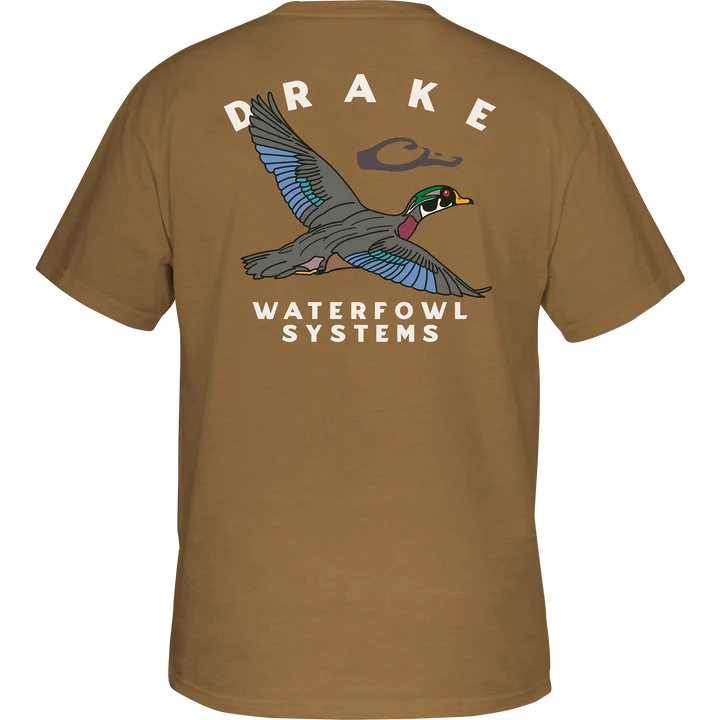 Drake Retro Wood Duck Shirt