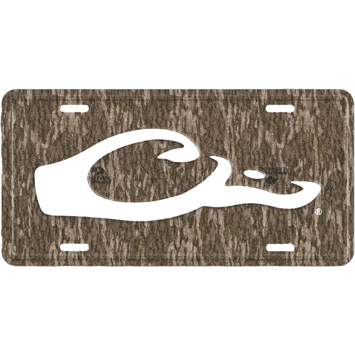 Drake Camo Logo License Plate