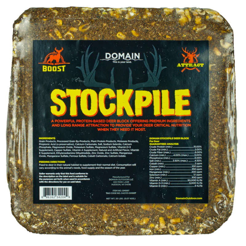 Stockpile™ Deer Block - 20 LBS
