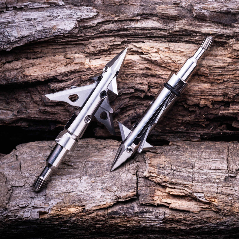 SEVR Broadheads Titanium (Ti) 1.5” 4-Blade Hybrid